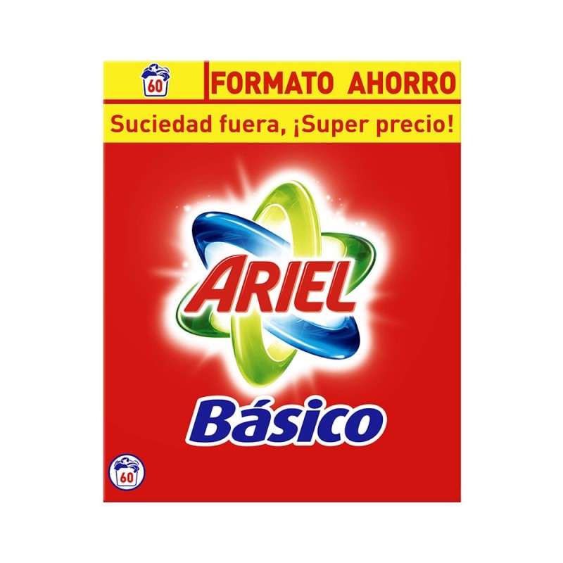 Ariel polvo basico 60 dosis