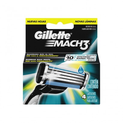 Gillette rec mach3 pack 4