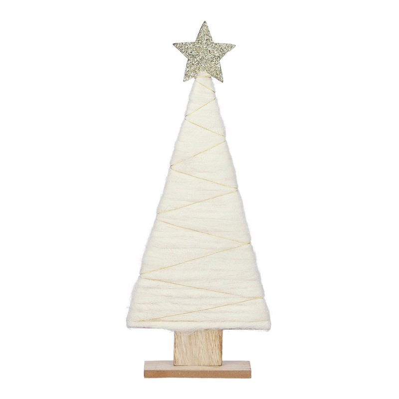 Arbol blanco de madera 40x17x5cm 