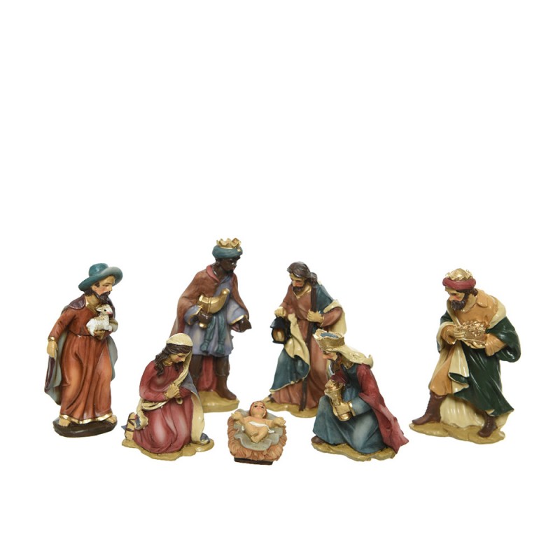 Set de 7 figuras para belen 9cm